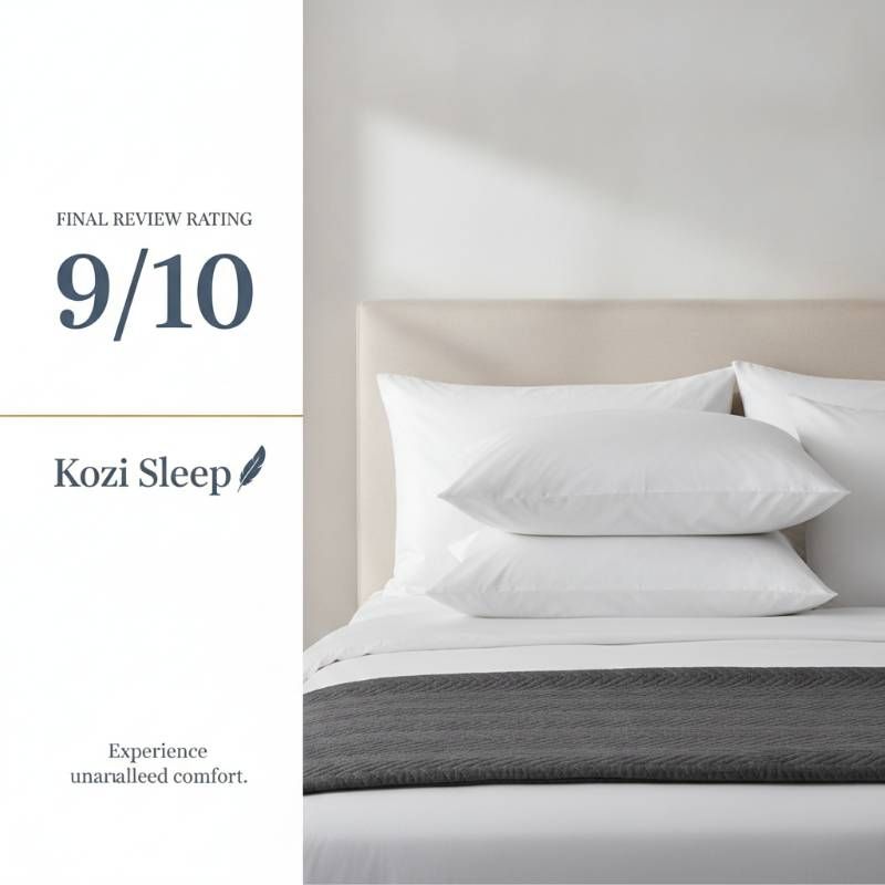 Final expert rating for the Kozi Sleep Pillow.