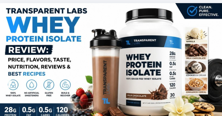 Transparent Labs Whey Protein Isolate Review: Price, Flavors, Taste, Nutrition, Reviews & Best Recipes